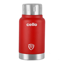 Duro Top Flask, Vacusteel Water Bottle, 180ml Red / 180ml