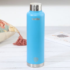 Duro Top Flask, Vacusteel Water Bottle, 750ml Blue / 750ml