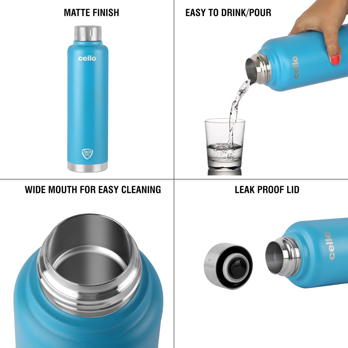 Duro Top Flask, Vacusteel Water Bottle / 750ml