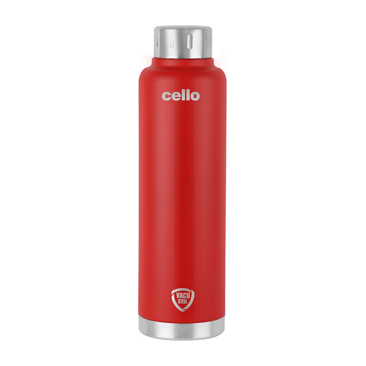 Duro Top Flask, Vacusteel Water Bottle, 750ml Red / 750ml