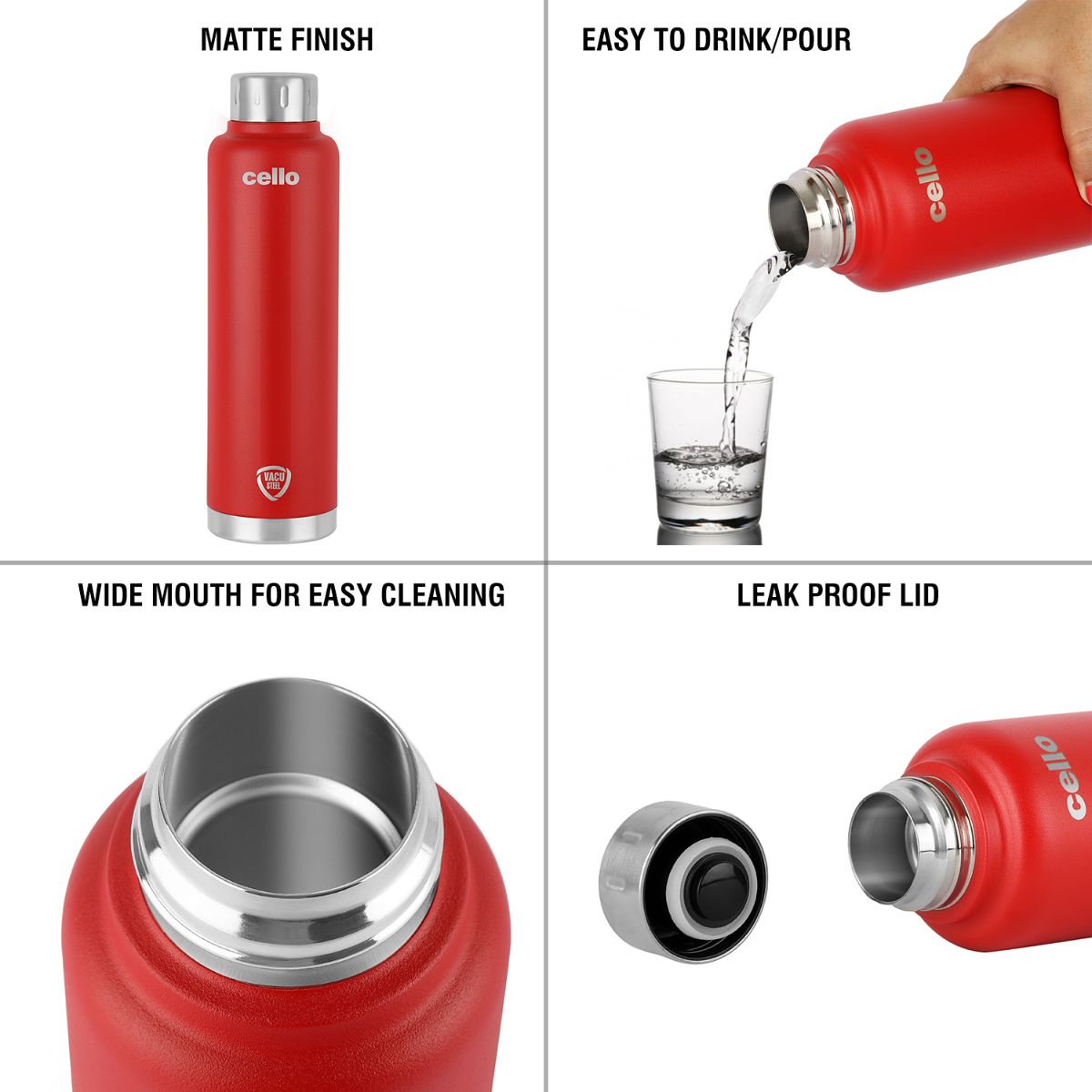 Duro Top Flask, Vacusteel Water Bottle / 750ml