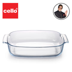 Giacinta Rectangle Glass Baking Dish, 2700ml Clear / 2700ml