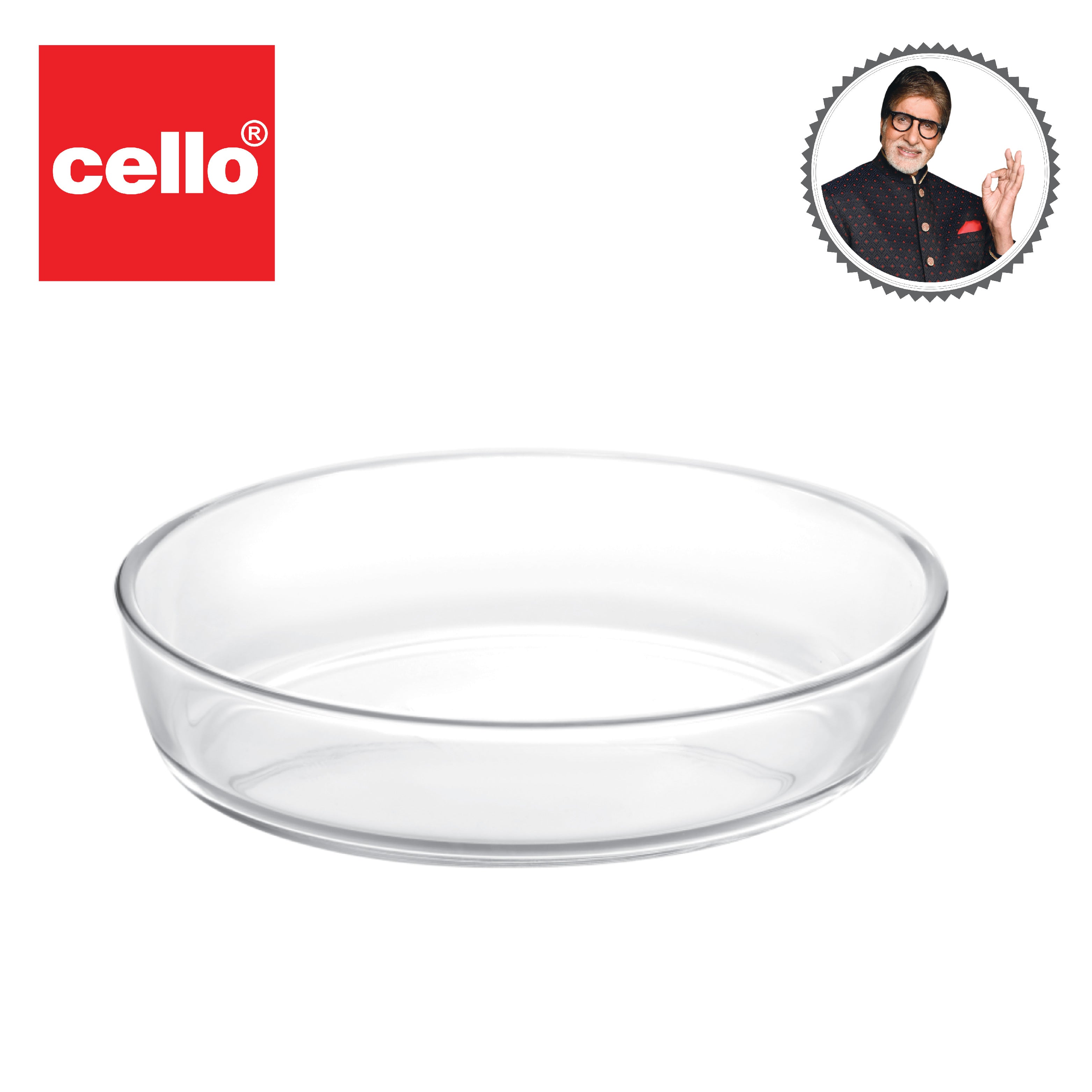 Cosmo Oval Glass Baking Dish, 700ml Clear / 700ml