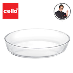 Cosmo Oval Glass Baking Dish, 2400ml Clear / 2400ml