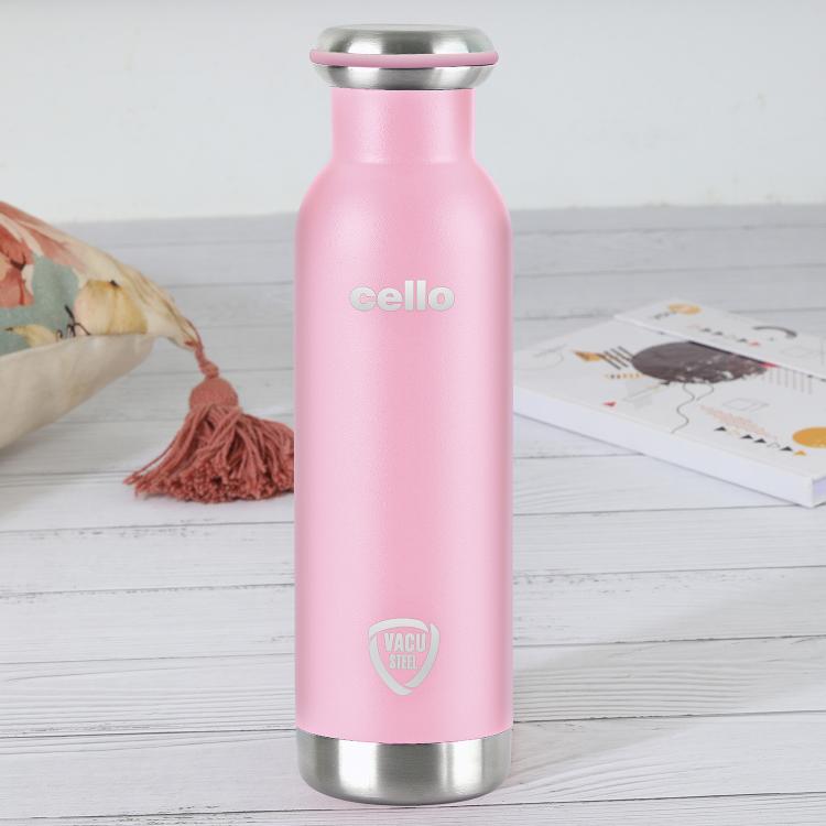 Duro Sip Flask, Vacusteel Water Bottle Pink / 600ml