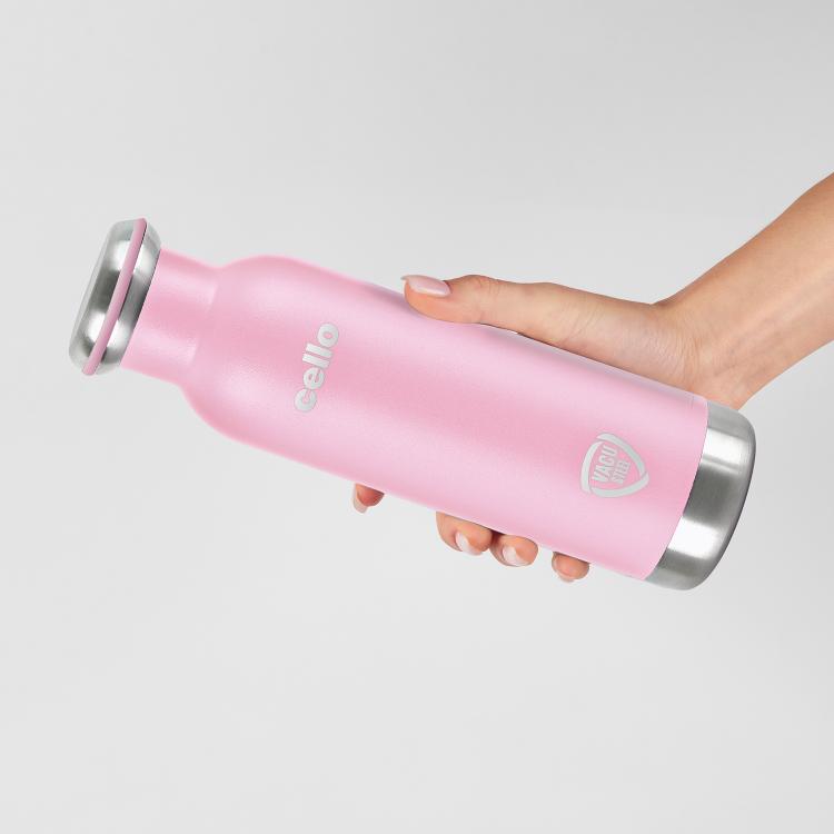 Duro Sip Flask, Vacusteel Water Bottle Pink / 600ml