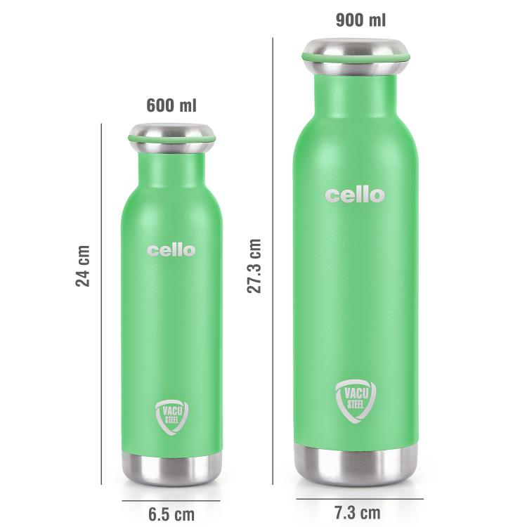 Duro Sip Flask, Vacusteel Water Bottle Green / 600ml