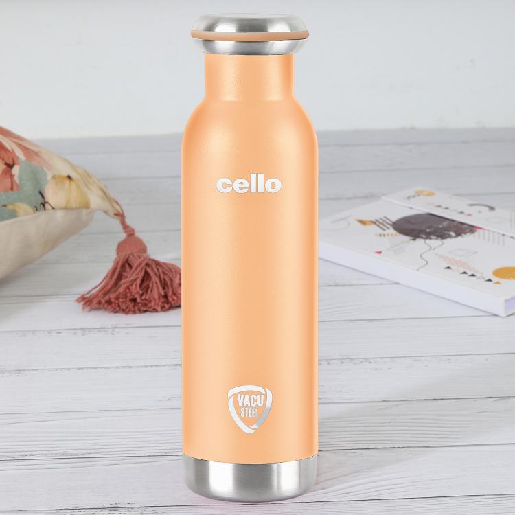 Duro Sip Flask, Vacusteel Water Bottle Orange / 600ml