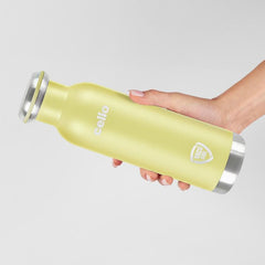 Duro Sip Flask, Vacusteel Water Bottle Yellow / 600ml