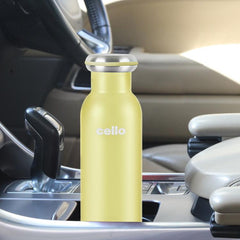 Duro Sip Flask, Vacusteel Water Bottle Yellow / 600ml