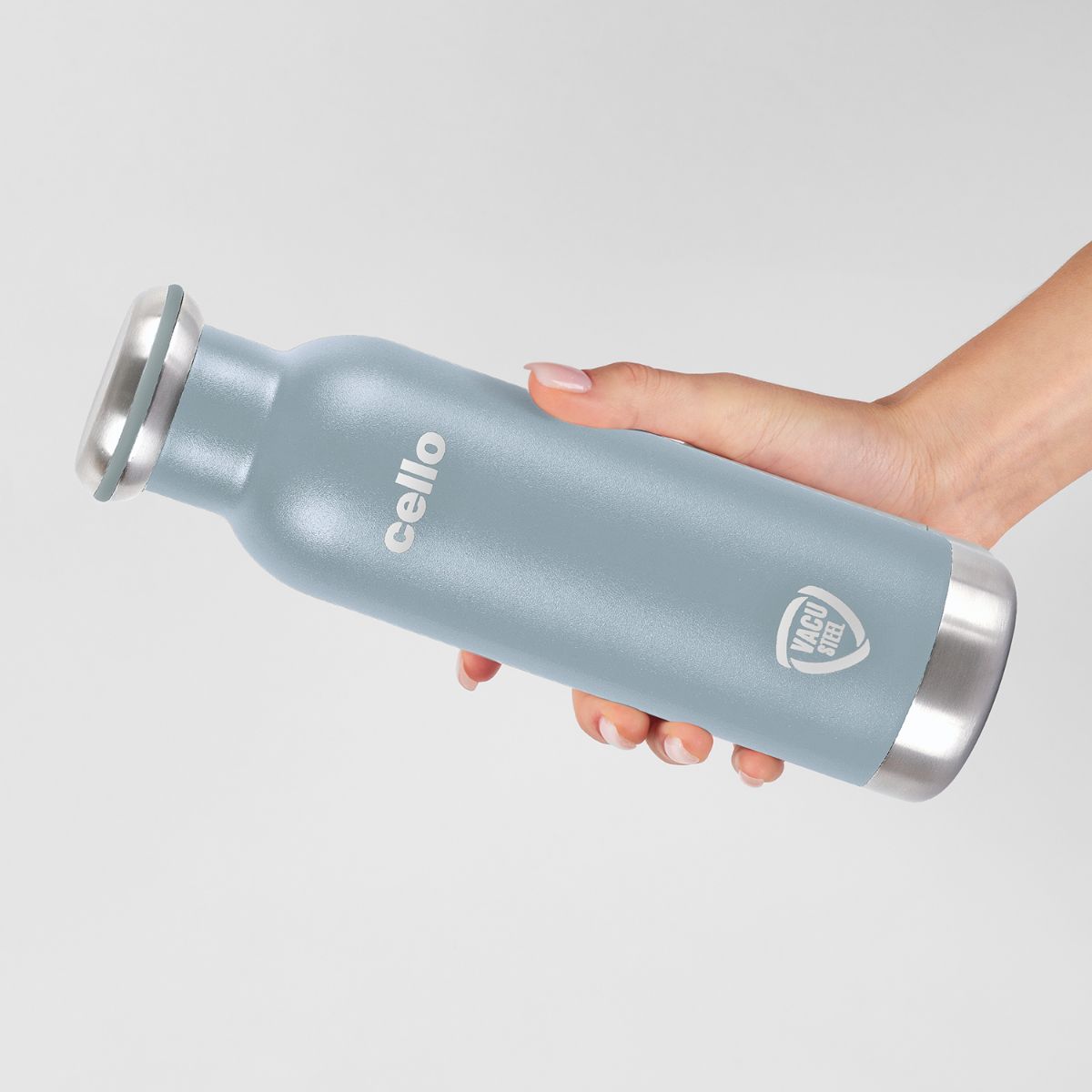 Duro Sip Flask, Vacusteel Water Bottle, 900ml Grey / 900ml