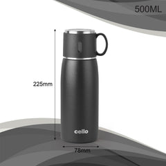 Duro Cupstyle Flask, Vacusteel Water Bottle 500ml / 500ml