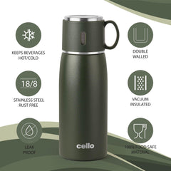 Duro Cupstyle Flask, Vacusteel Water Bottle 500ml / 500ml