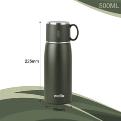 Duro Cupstyle Flask, Vacusteel Water Bottle 500ml / 500ml