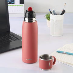 Duro Cup Style Flask, Vacusteel Water Bottle 750ml / 750ml