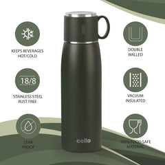 Duro Cup Style Flask, Vacusteel Water Bottle 750ml / 750ml