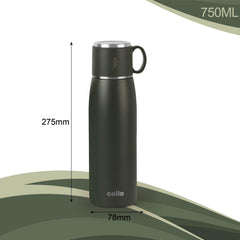 Duro Cup Style Flask, Vacusteel Water Bottle 750ml / 750ml