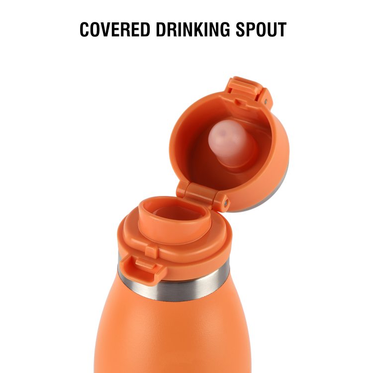 Duro Jet Flask, Vacusteel Water Bottle, 600ml Orange / 600ml / 1 Piece
