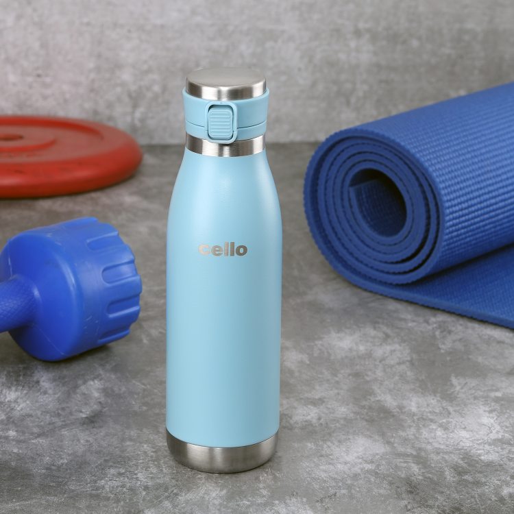Duro Jet Flask, Vacusteel Water Bottle, 600ml Blue / 600ml / 1 Piece