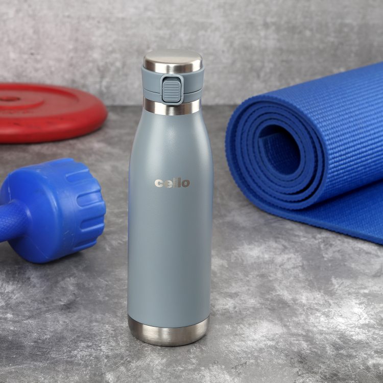 Duro Jet Flask, Vacusteel Water Bottle, 900ml Grey / 900ml / 1 Piece