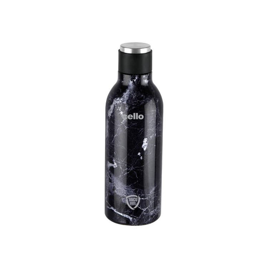 Black|Deezee Marbella Flask, Vacusteel Water Bottle / 600ml