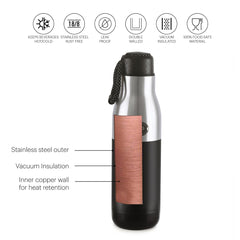 Alexia Flask, Vacusteel Water Bottle, 600ml / 600ml