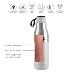 Alexia Flask, Vacusteel Water Bottle, 600ml / 600ml