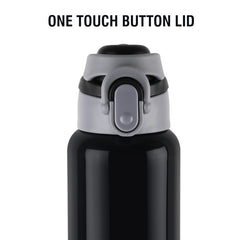 Punch Flask, Vacusteel Water Bottle, 600ml Black / 600ml / 1 Piece