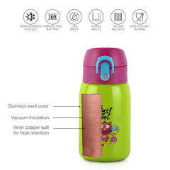 Junior 275 Hot & Cold Stainless Steel Kids Water Bottle, 275ml / 275ml