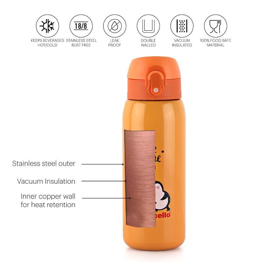 Junior 475 Hot & Cold Stainless Steel Kids Water Bottle, 475ml / 475ml