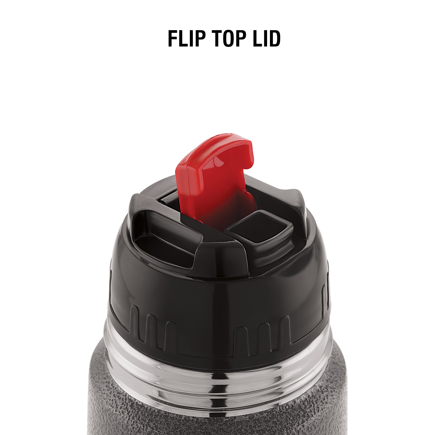 Flipper Flask, Vacusteel Water Bottle 1000ml Grey / 1000ml