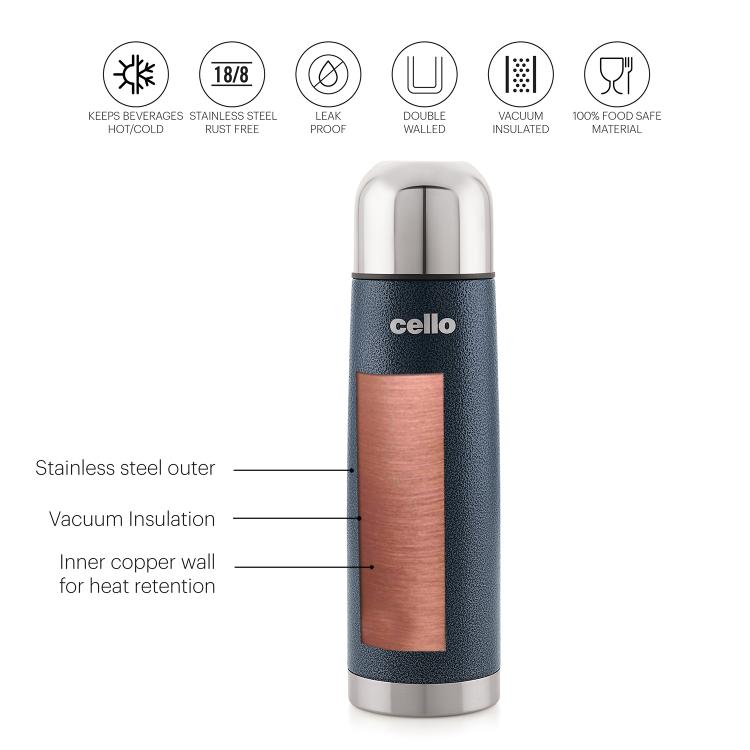 Flipper Flask, Vacusteel Water Bottle 1000ml / 1000ml