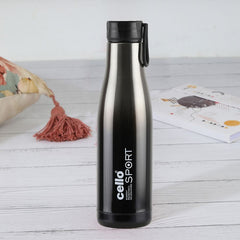 Dazzle Flask, Vacusteel Water Bottle, 1000ml Black / 1000ml / 1 Piece