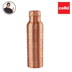 Diva Flower Copper Water Bottle, 1000ml Copper / 1000ml