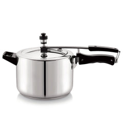 Chef Impact Bonded Stainless Steel Tri-Ply Bottom Pressure Cooker Inner Lid Silver / 5 Litres