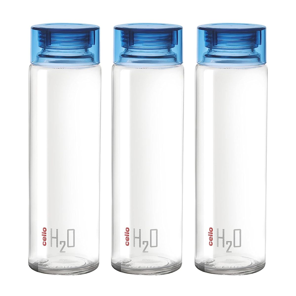 H2O Glass Water Bottle with Plastic Cap, 920ml / 920ml