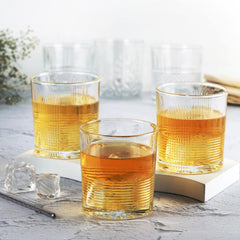 Enigma Glass Tumblers, Set of 6 Clear / 215ml / 6 Piece