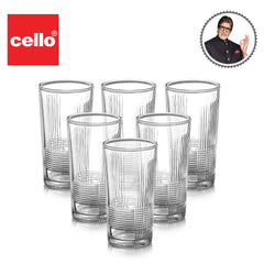 Enigma Glass Tumblers, Set of 6 Clear / 265ml / 6 Piece