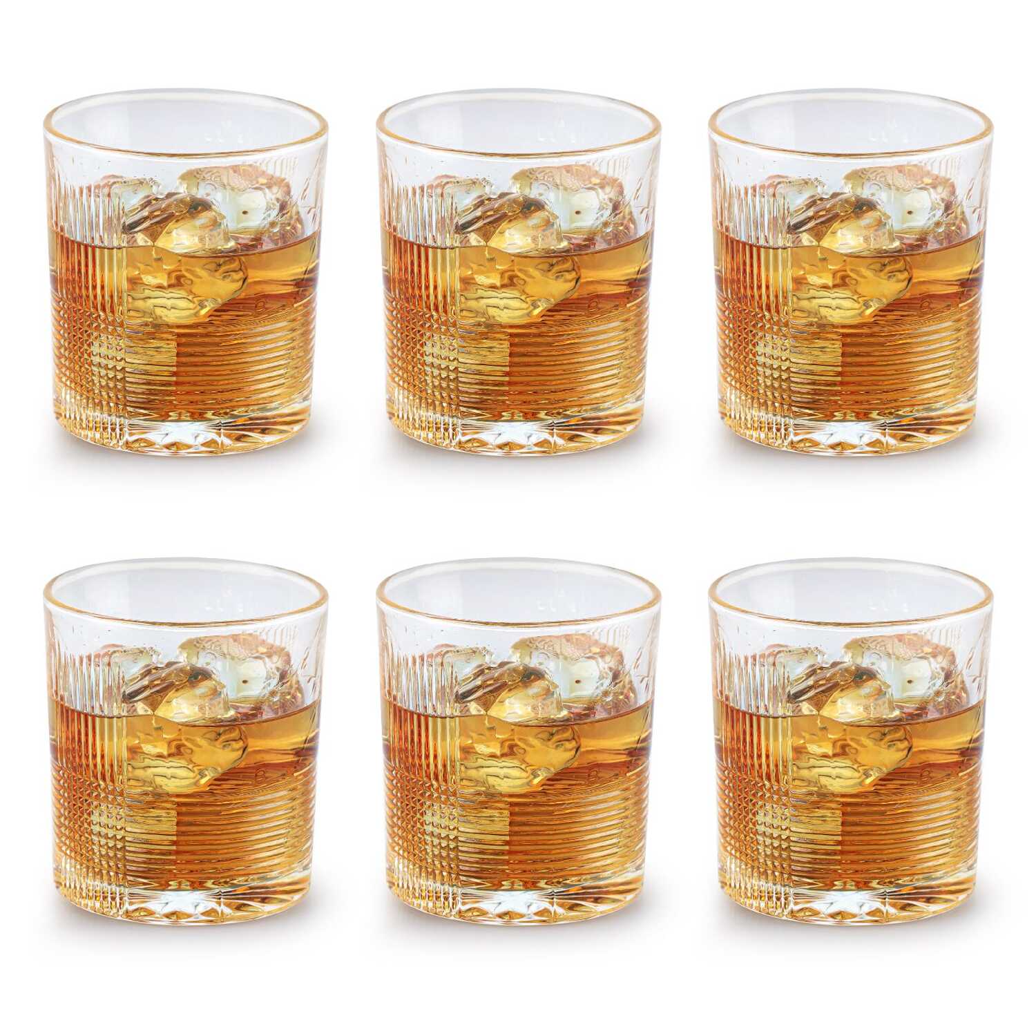Enigma Glass Tumblers, Set of 6 Clear / 325ml / 6 Piece
