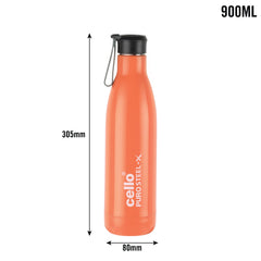 Puro Steel-X Neo 900 Water Bottle, 720ml Orange / 720ml / 1 Piece