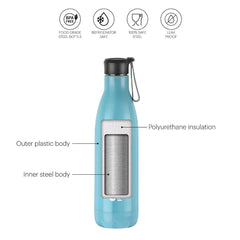 Puro Steel-X Neo 900 Water Bottle, 720ml Blue / 720ml / 1 Piece