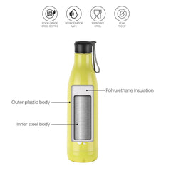 Puro Steel-X Neo 900 Water Bottle, 720ml Yellow / 720ml / 1 Piece