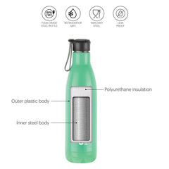 Puro Steel-X Neo 900 Water Bottle, 720ml Green / 720ml / 1 Piece