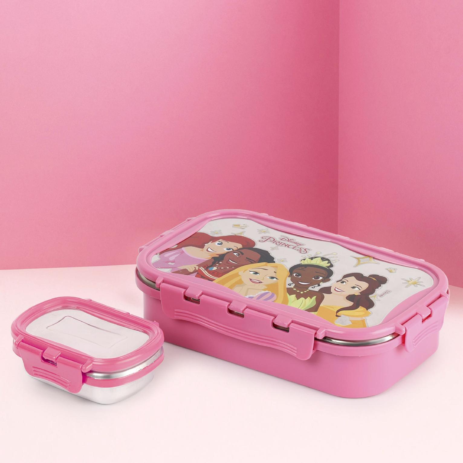 Thermo Click Toons Insulated Lunch Box, Big Pink / Big / Disney Princess