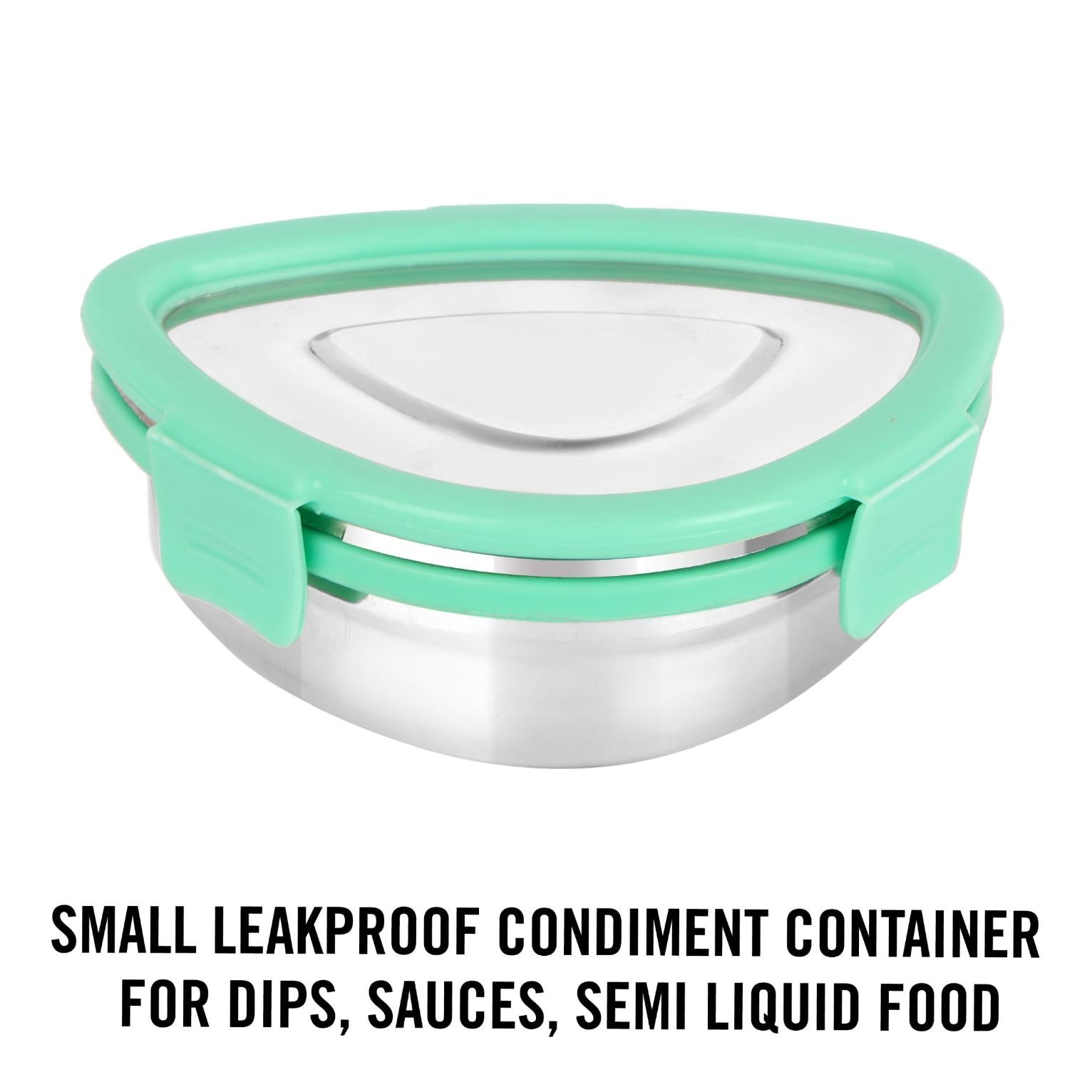Oval Eat Insulated Lunch Box Green