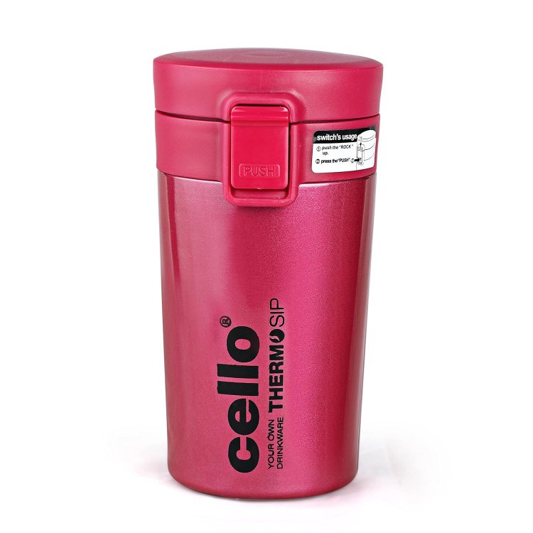 Monty Flask, Vacusteel Water Bottle, 300ml Pink / 300ml / 1 Piece