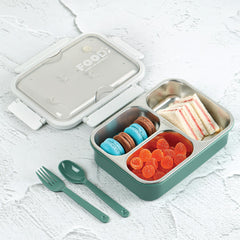 Meal Buddy Insulated Lunch Box with Flatware Green / 1 Piece