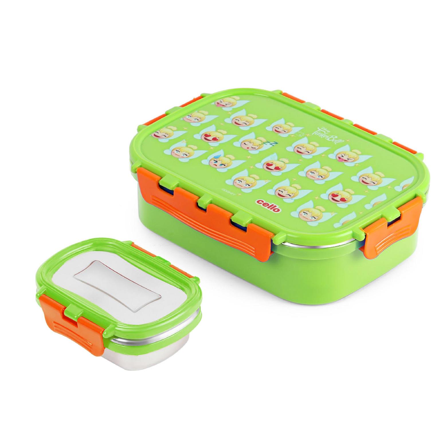 Fun Food Lunch Box, Medium Green / Medium / Tinker Bell