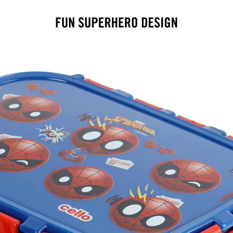 Fun Food Lunch Box, Medium Blue / Medium / Spiderman