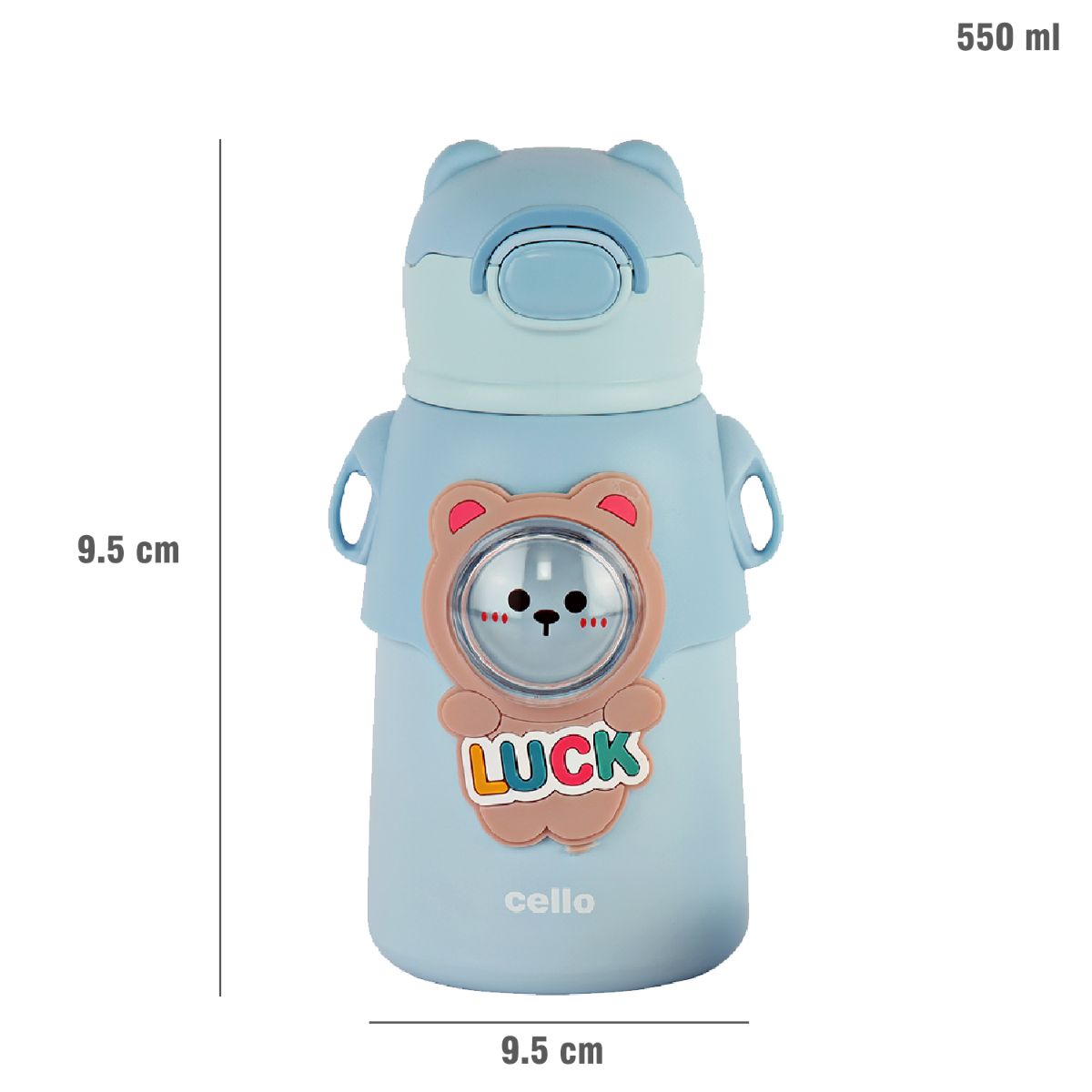 Funz Hot & Cold Stainless Steel Kids Water Bottle, 550ml / 550ml